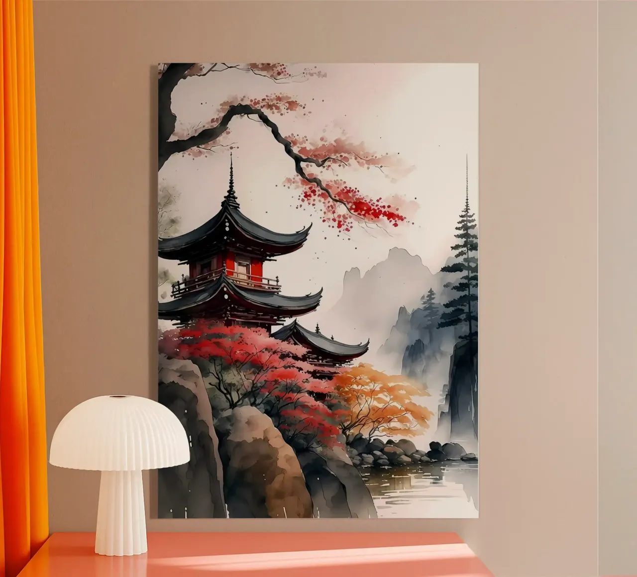 Tempio giapponese Giappone plexiglass da Mikesell