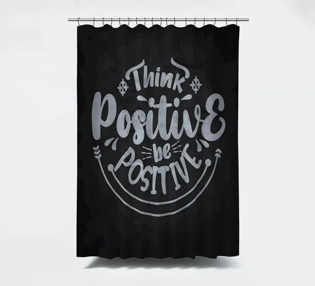 Positiv denken Positiv sein Duschvorhang von Delaplane