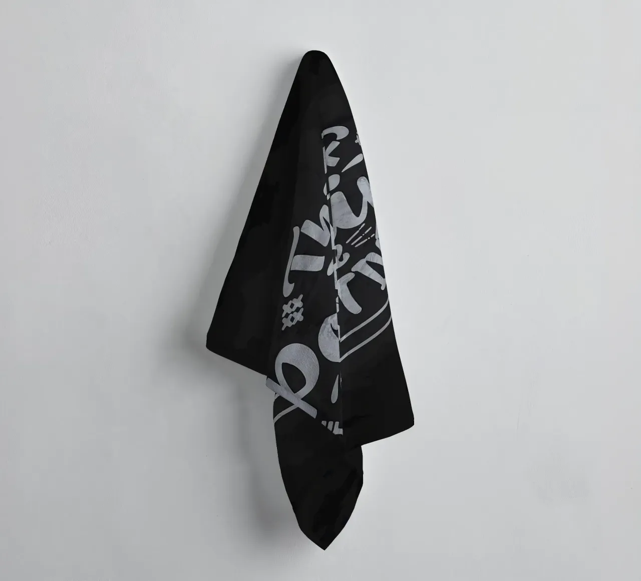 Penser positif, être positif serviette de bain de Delaplane