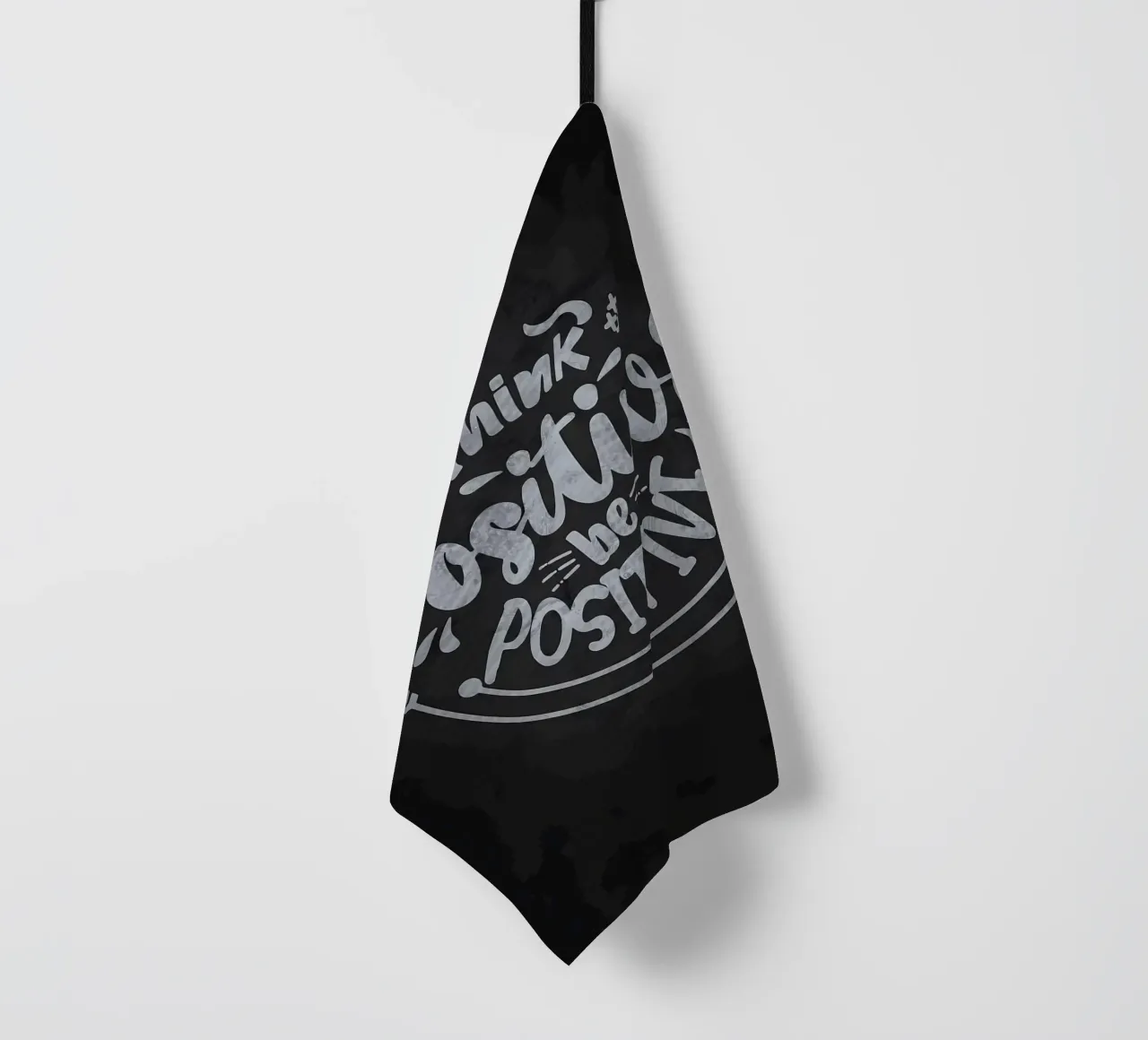 Penser positif, être positif torchon de Delaplane