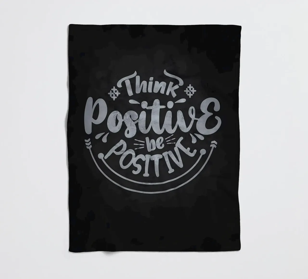 Positiv denken Positiv sein Fleecedecke von Delaplane