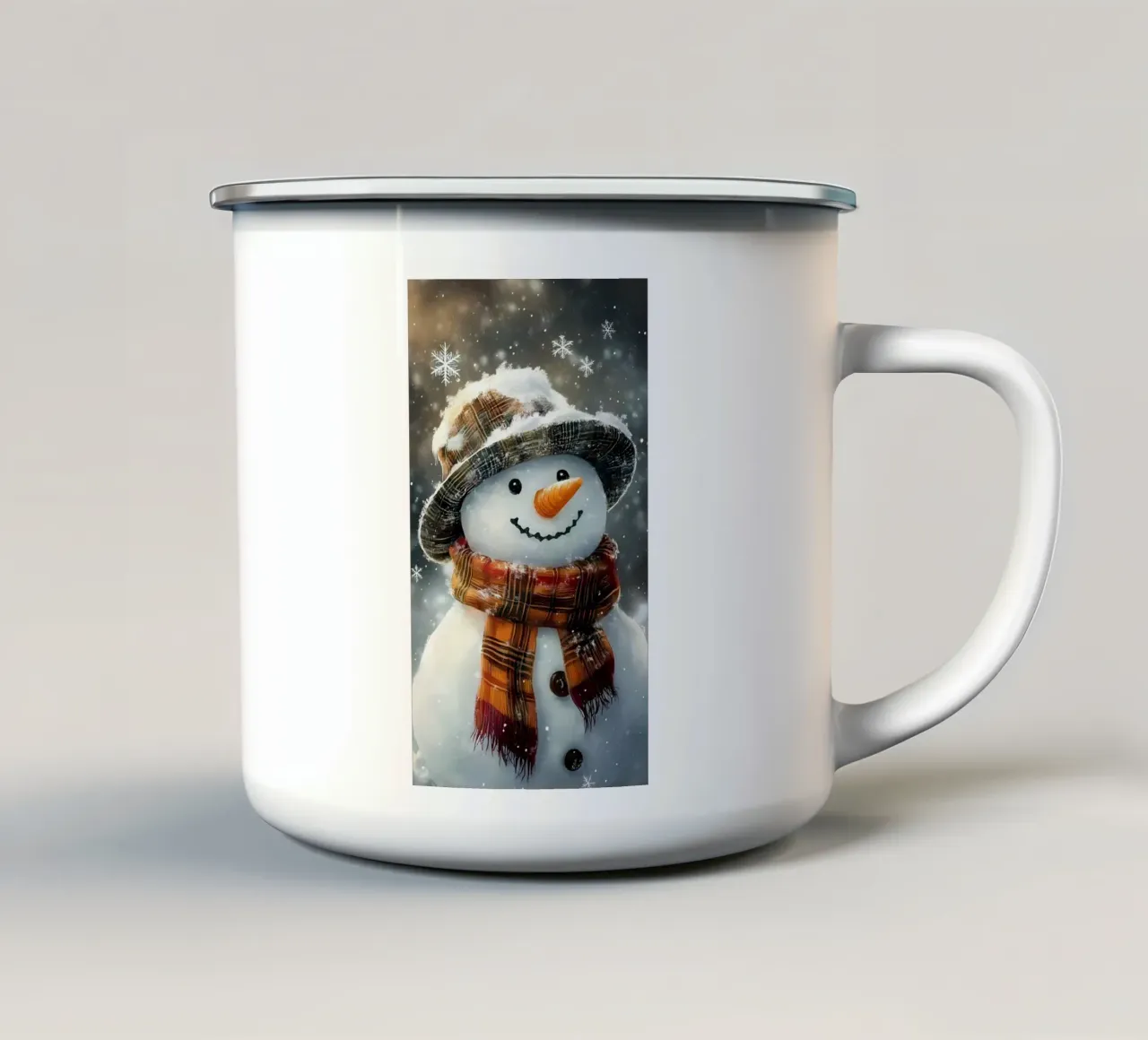 Poster minimalista 288 tazza in smalto da Kadynce
