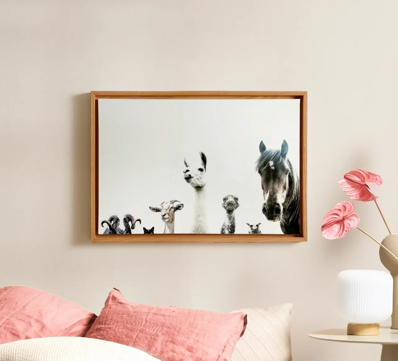 Animal Crew canvas by Victoria Frost