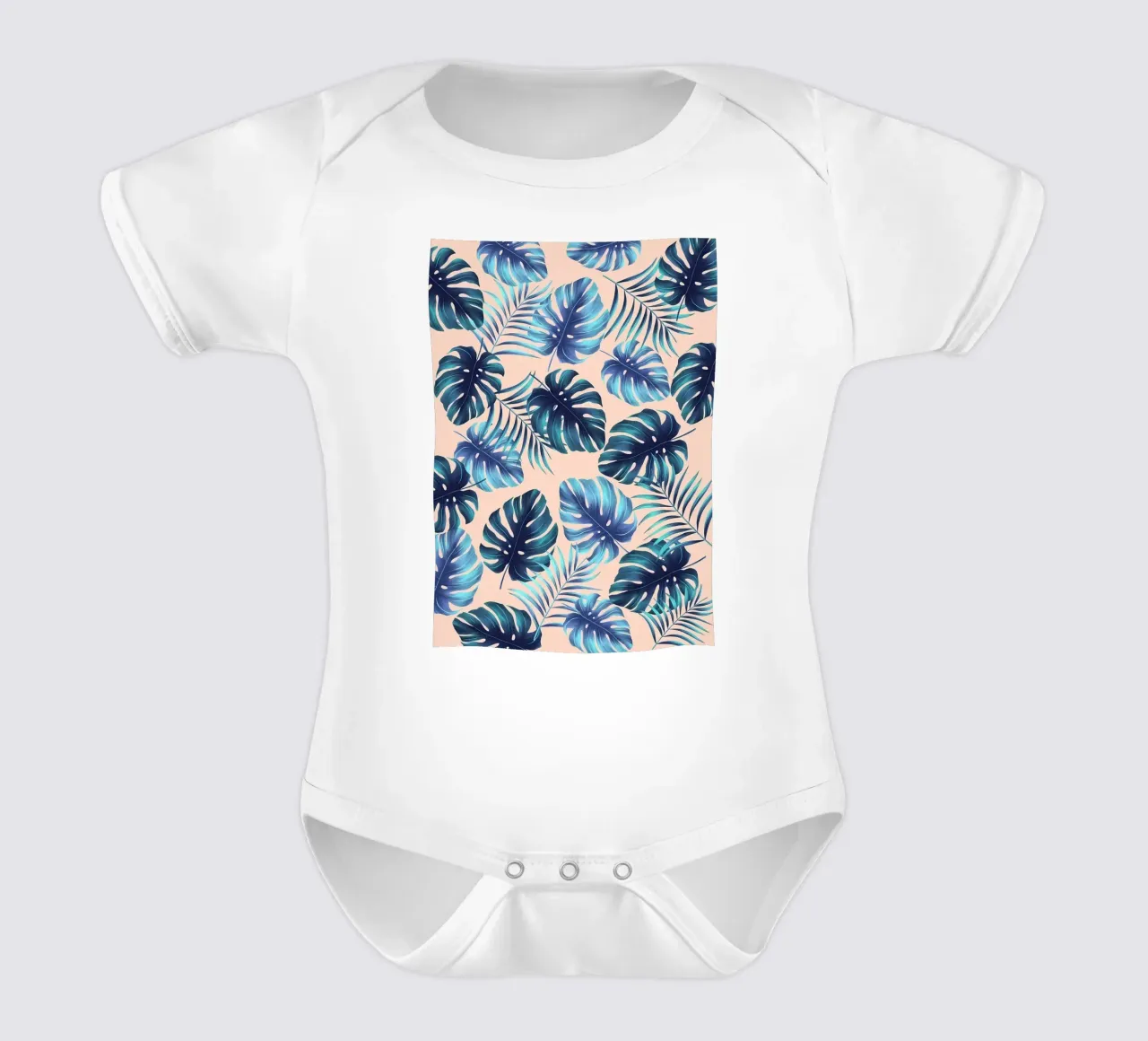 Composizione tropicale X body neonato maniche corte da Ginnery