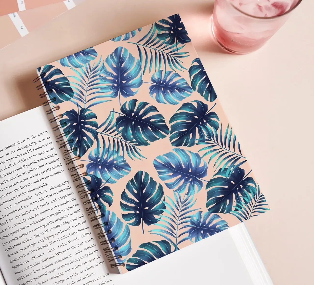 Tropical composition X spiral notebook by Ginnery