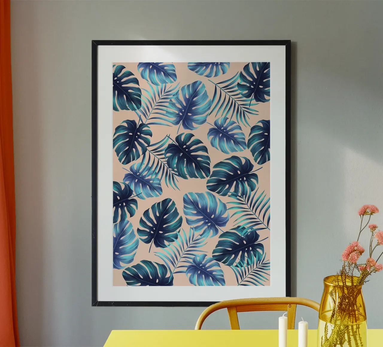 Composizione tropicale X carta hahnemühle da Ginnery