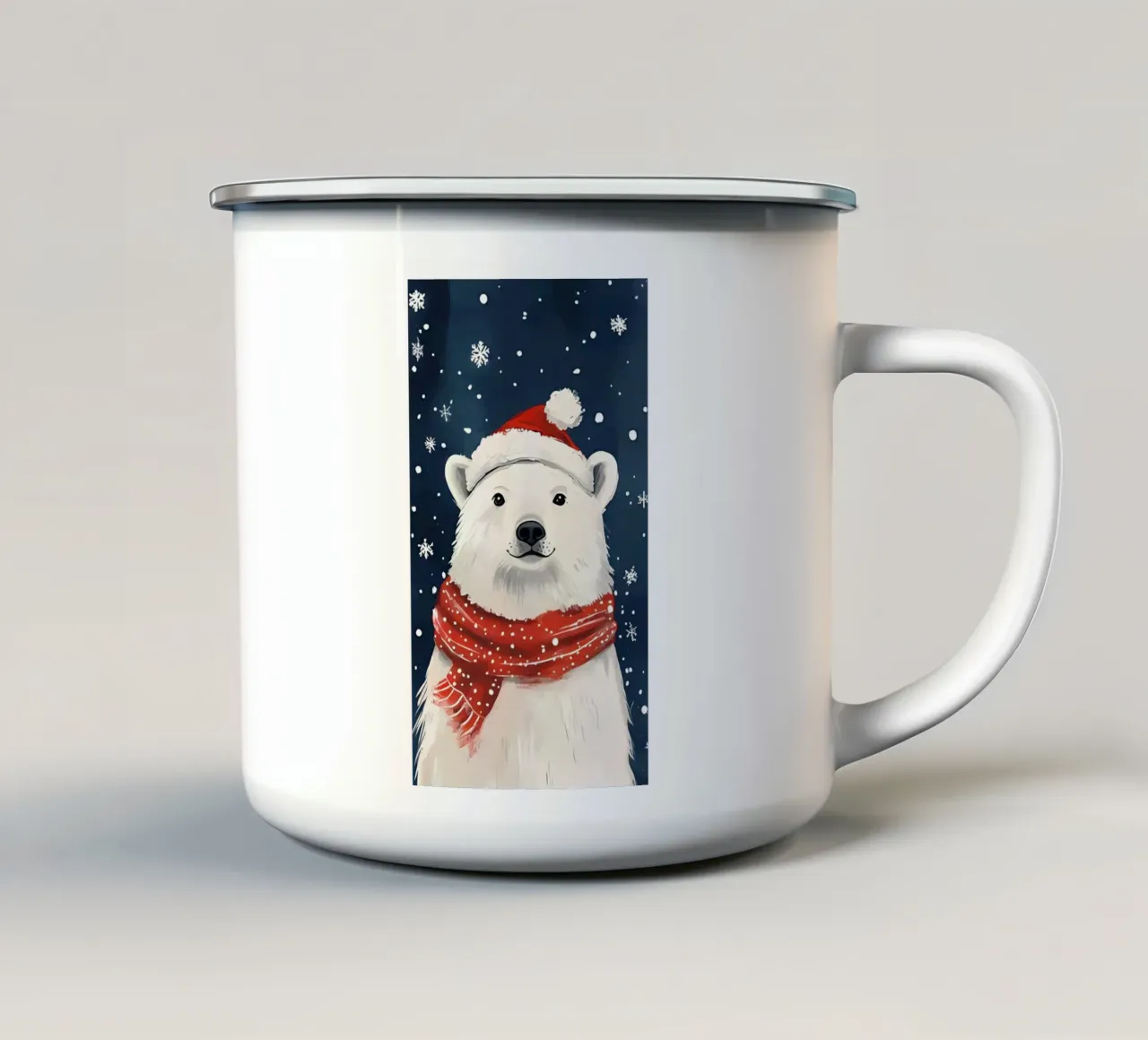 Poster minimalista 290 tazza in smalto da Kadynce