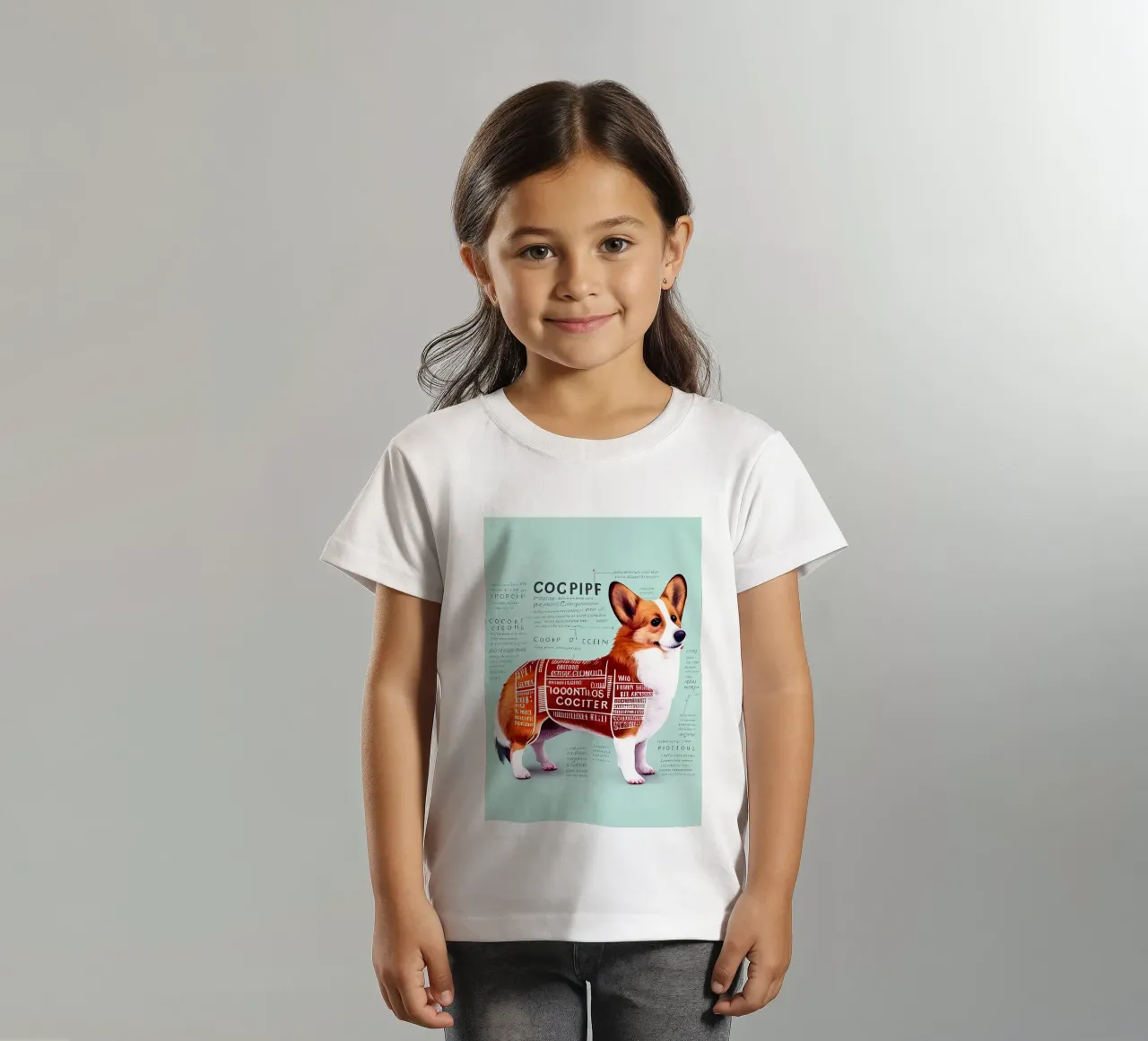 Anatomia di un Welsh Corgi t-shirt bambini da Mikesell