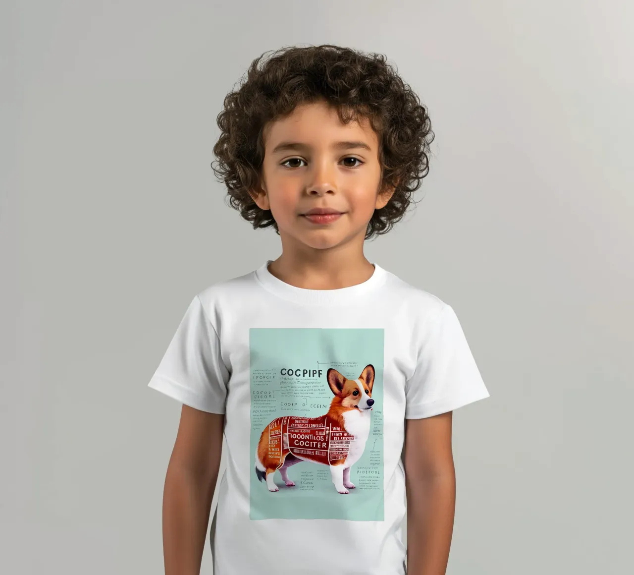 Anatomia di un Welsh Corgi t-shirt bambini da Mikesell