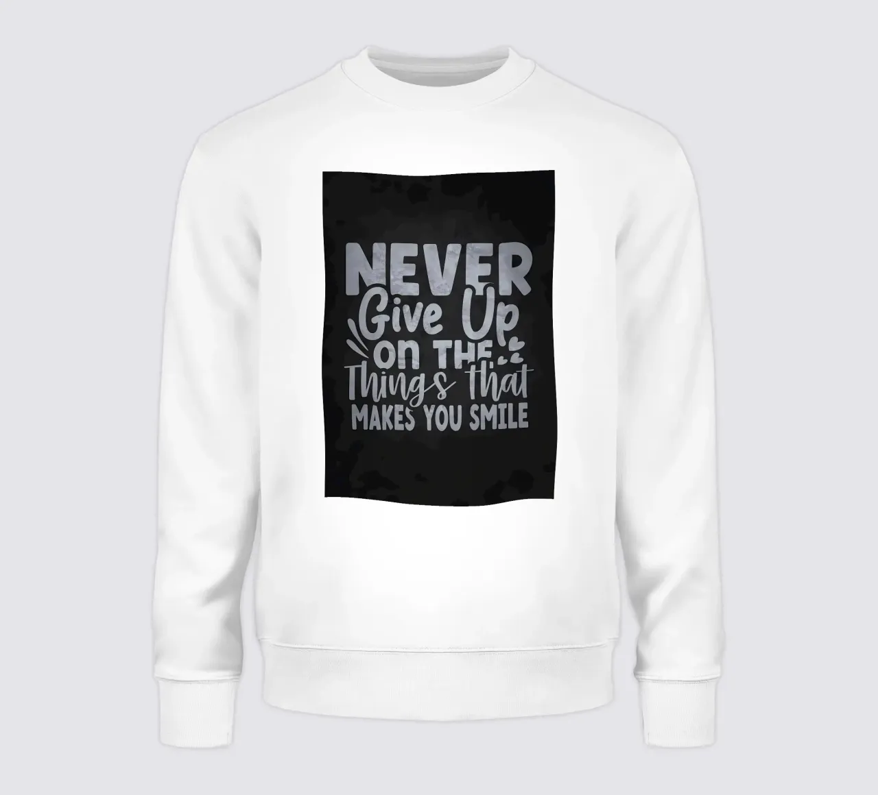Niemals aufgeben Sweatshirt von Delaplane