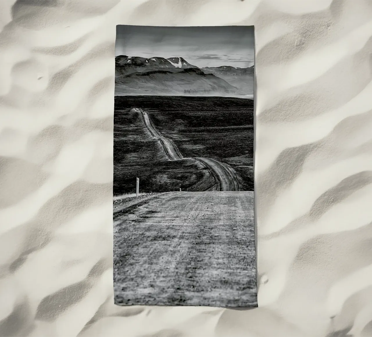 Icelandic roads telo mare da anderm