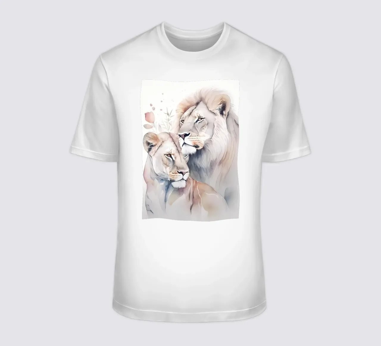 Leeuwen Liefde t-shirt van Mikesell