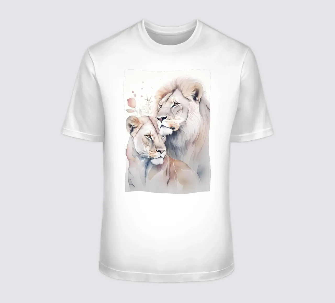 Leeuwen Liefde t-shirt van Mikesell