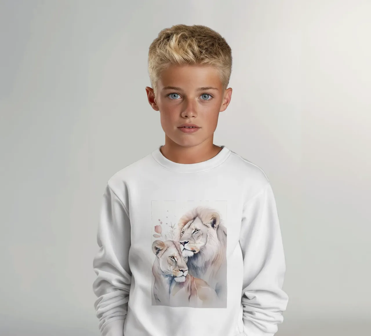 Leeuwen Liefde kinder sweatshirt van Mikesell