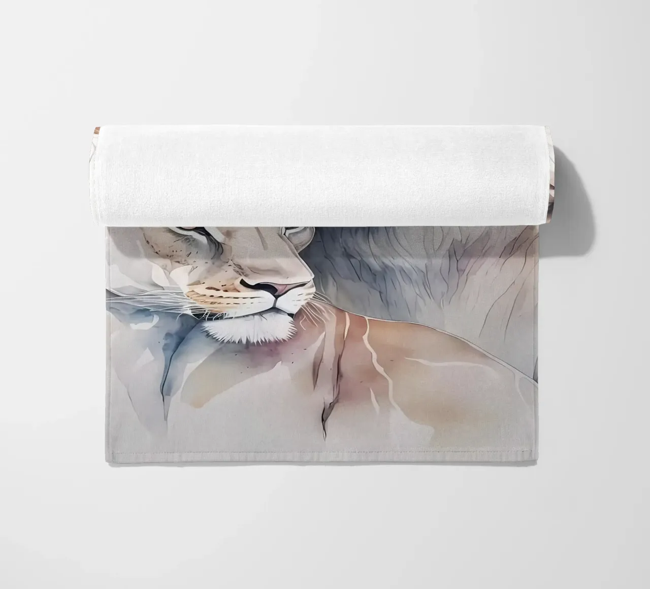 Leeuwen Liefde strandhanddoek van Mikesell