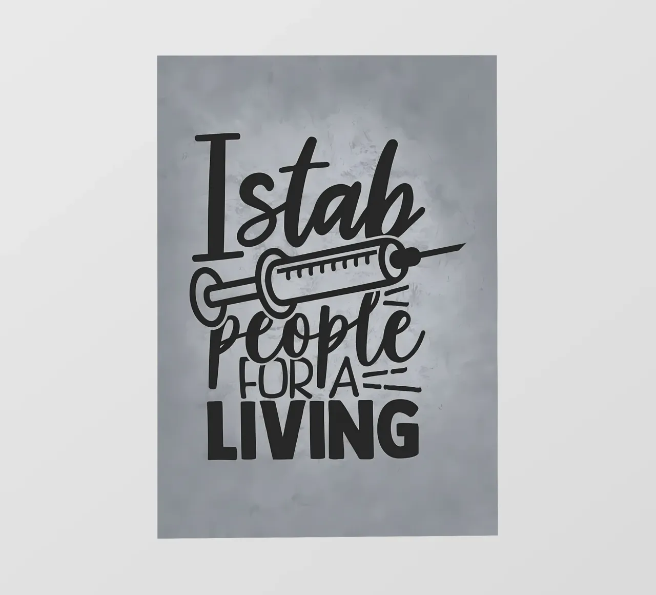 Accoltello la gente per vivere telo in pvc da Delaplane