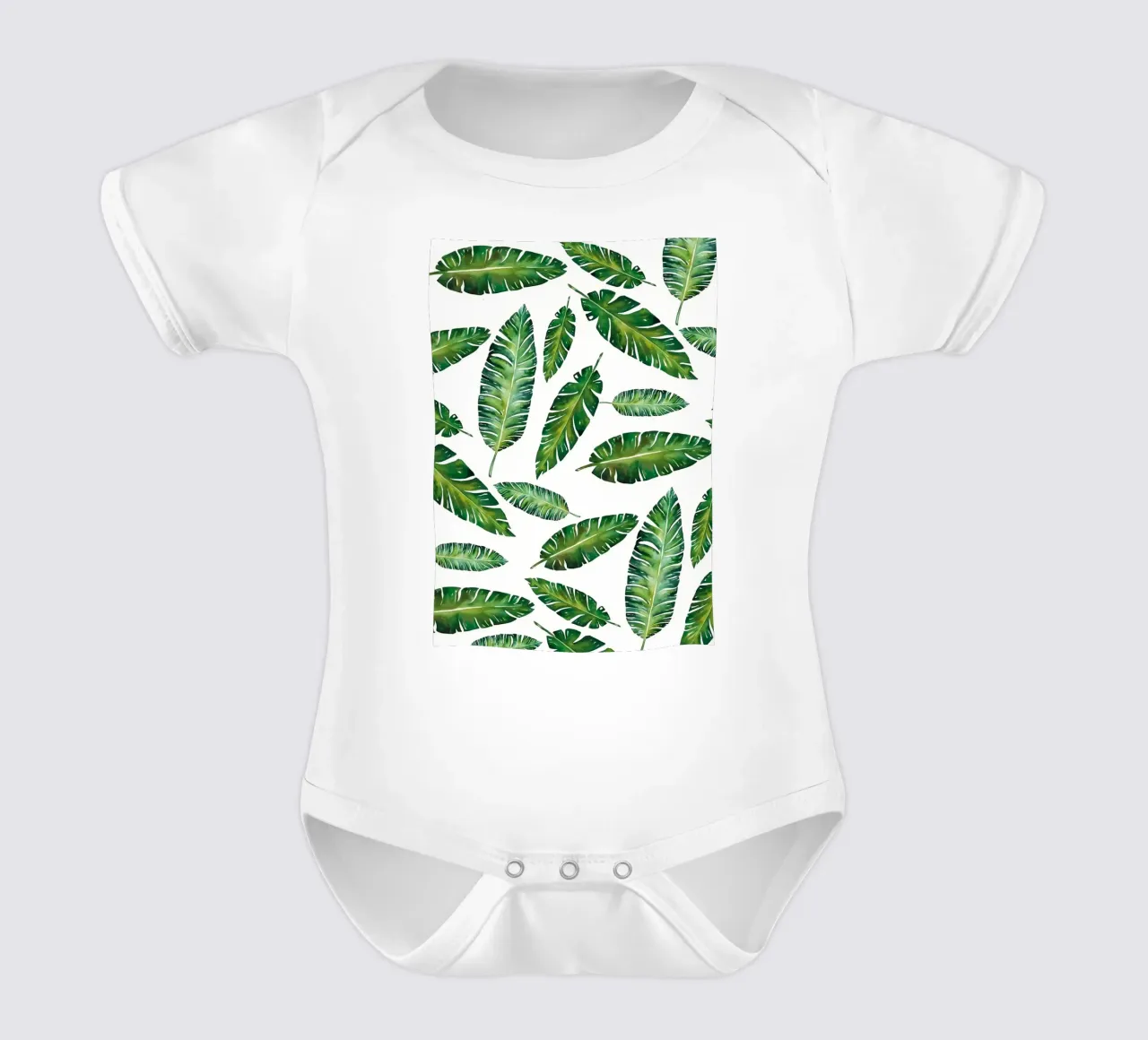Composizione tropicale VI body neonato maniche corte da Ginnery