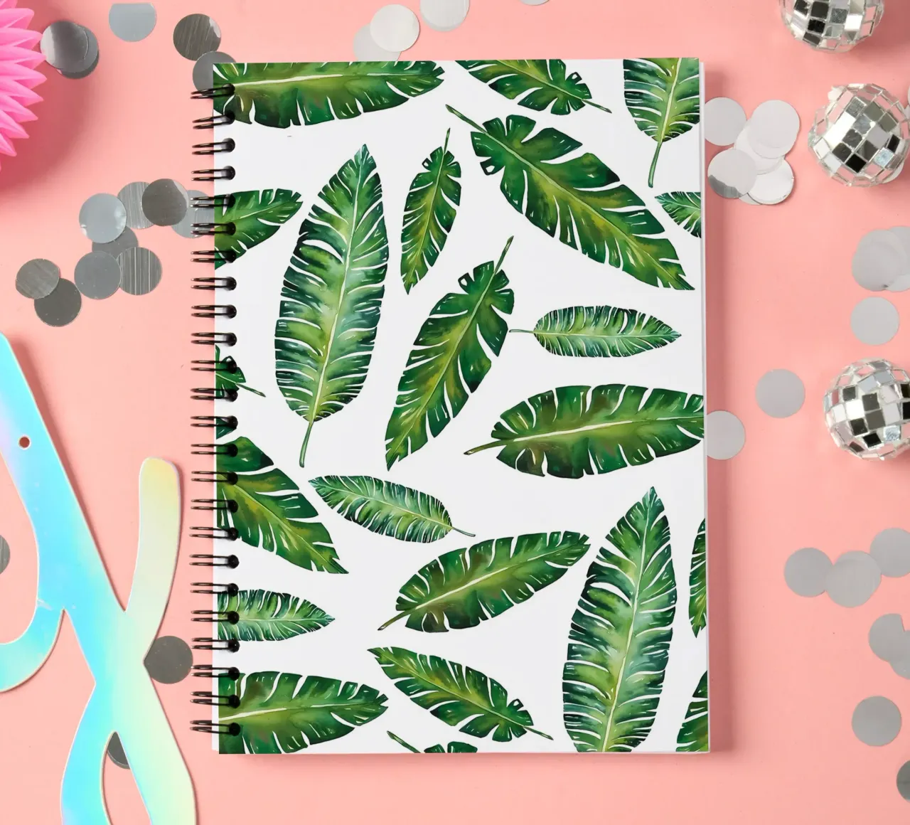 Tropical composition VI spiral notebook by Ginnery