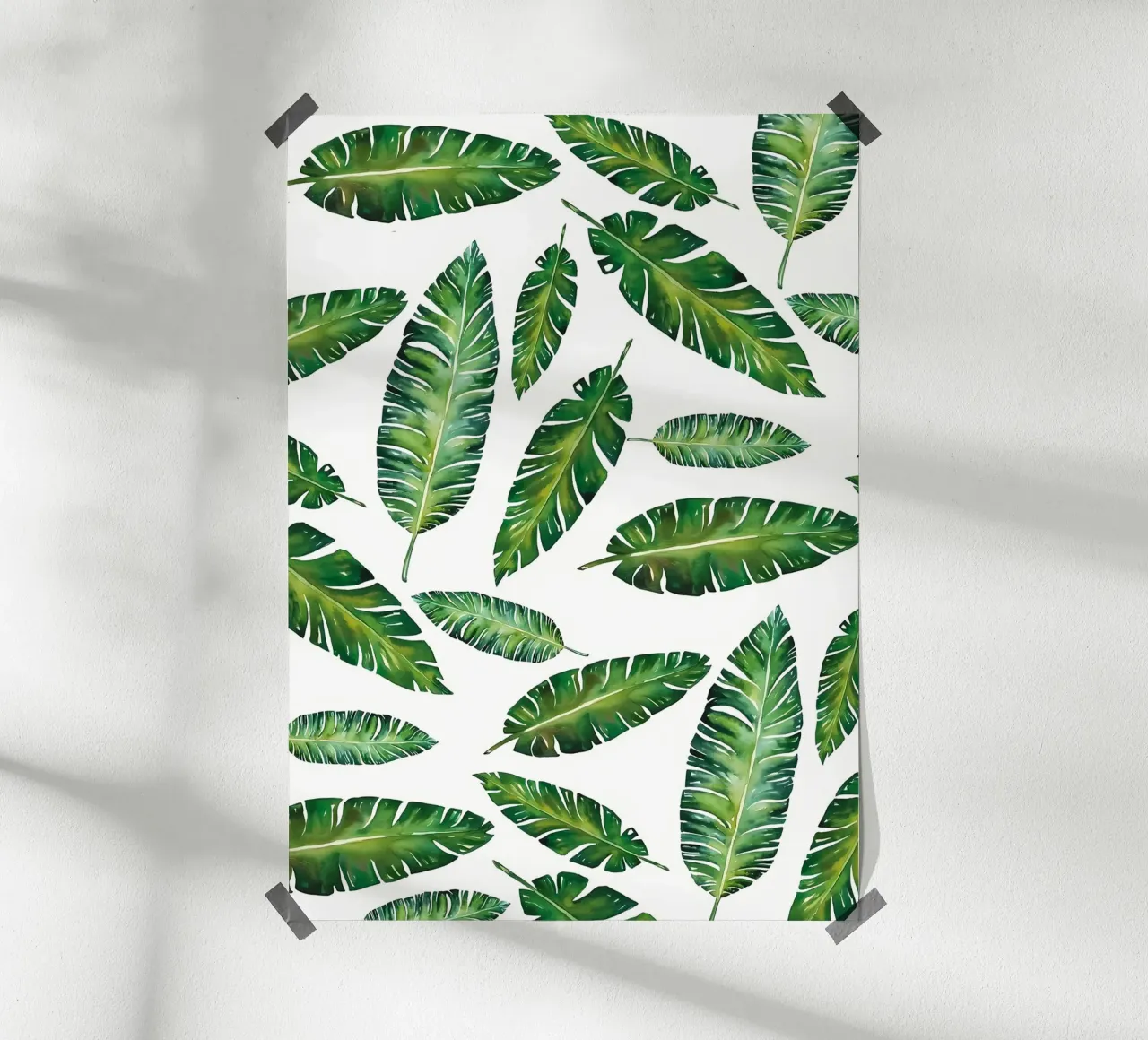 Composizione tropicale VI carta hahnemühle da Ginnery