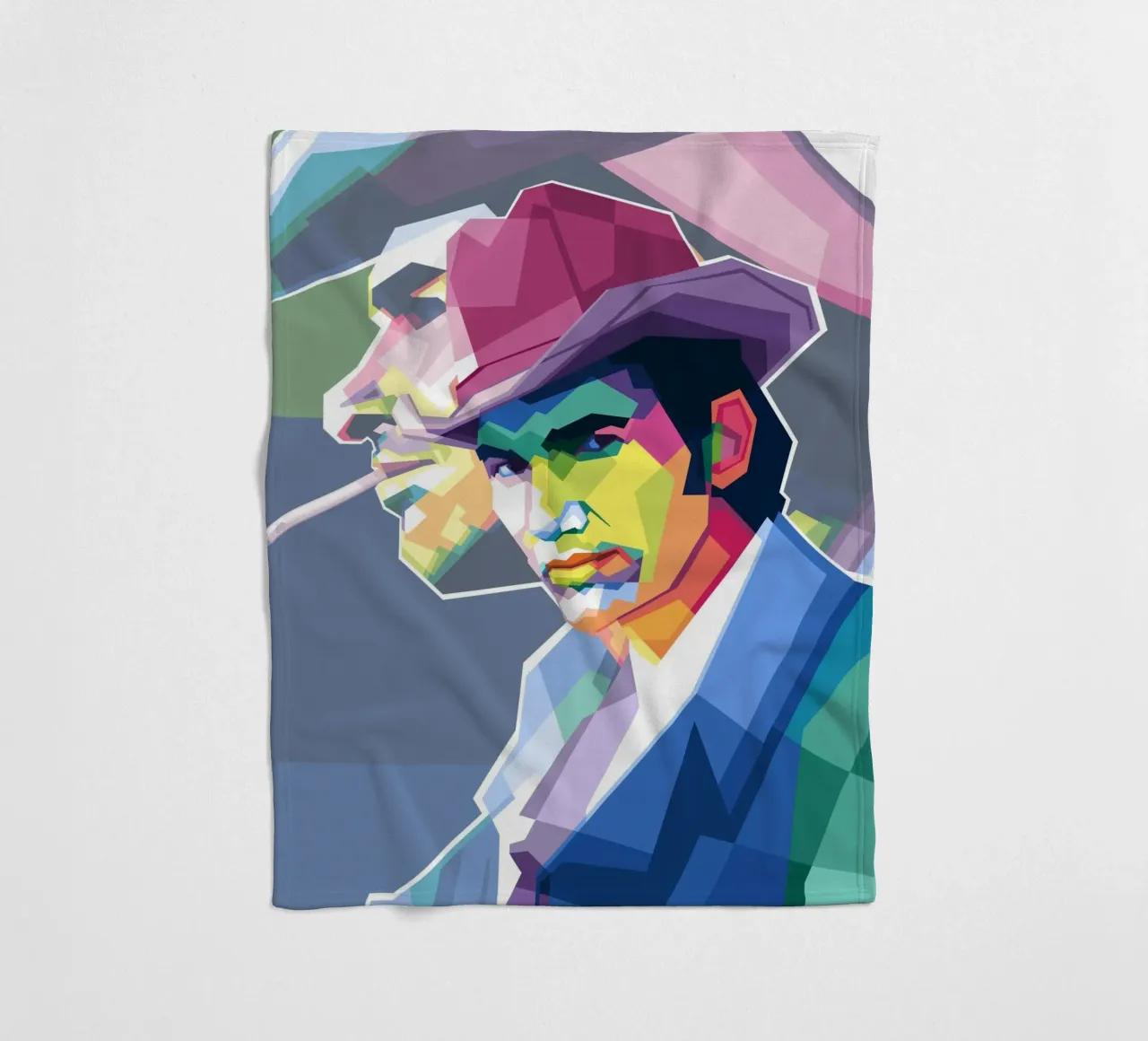 Townes Van Zandt in stile WPAP _trending coperta in pile da Alkahfsmart