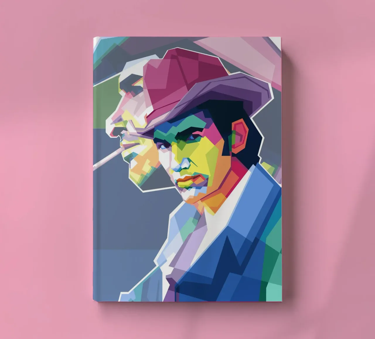 Townes Van Zandt in WPAP style _trending notebook by Alkahfsmart
