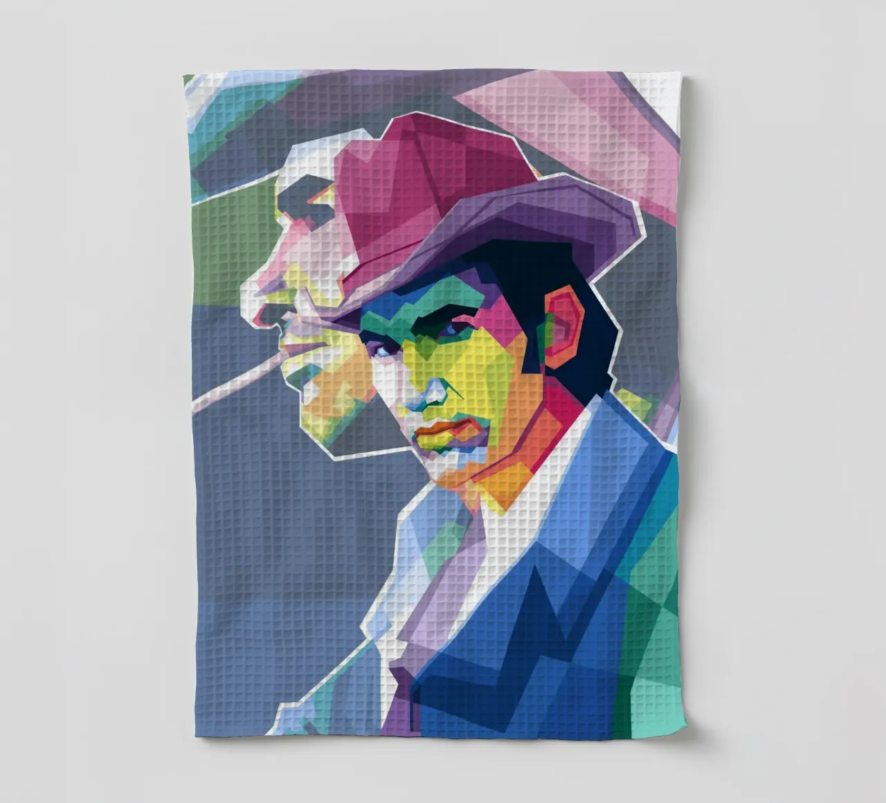 Townes Van Zandt in stile WPAP _trending canovaccio da cucina da Alkahfsmart