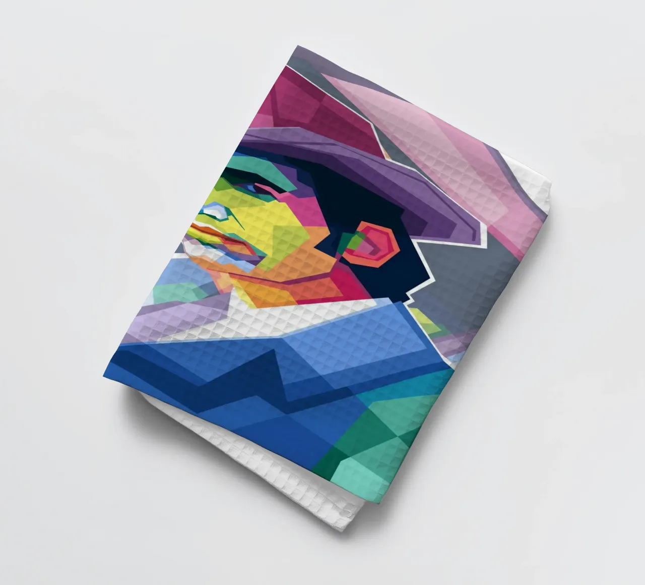 Townes Van Zandt in stile WPAP _trending canovaccio da cucina da Alkahfsmart