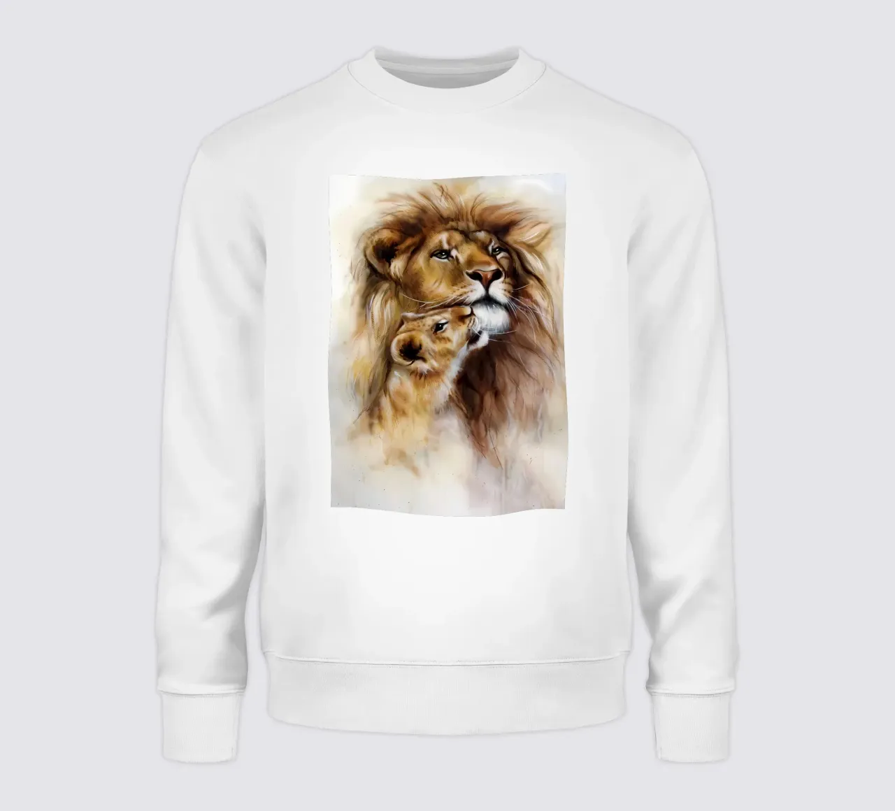 Leeuwen Liefde sweatshirt van Mikesell