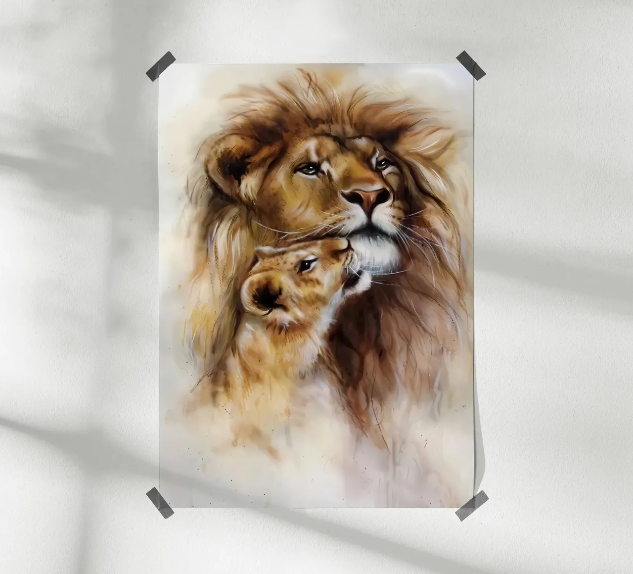 Leeuwen Liefde hahnemühle van Mikesell