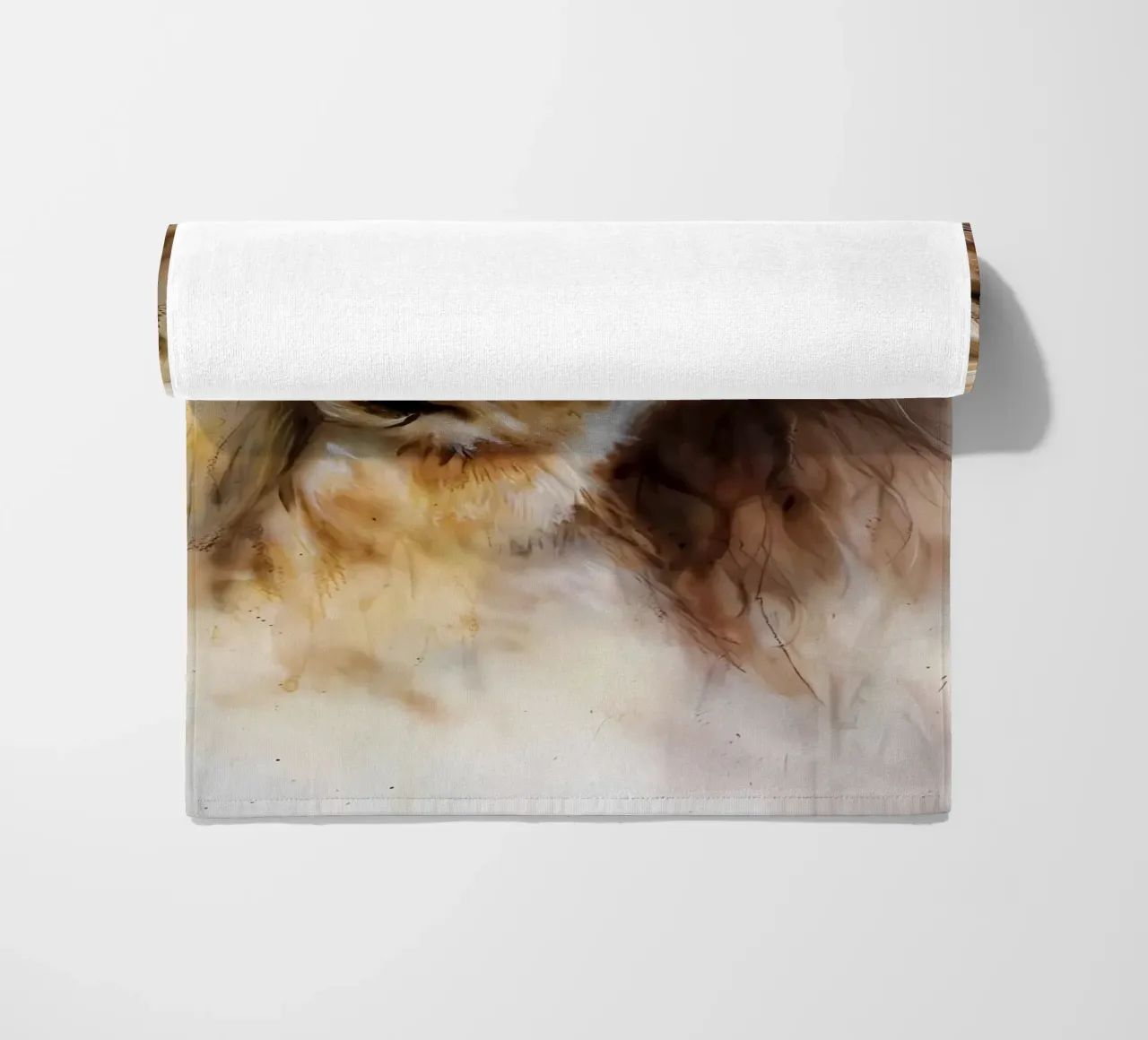 Leeuwen Liefde strandhanddoek van Mikesell