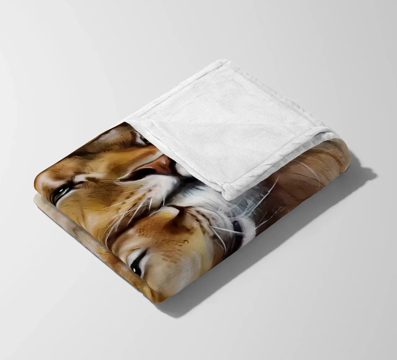 Leeuwen Liefde fleecedeken van Mikesell