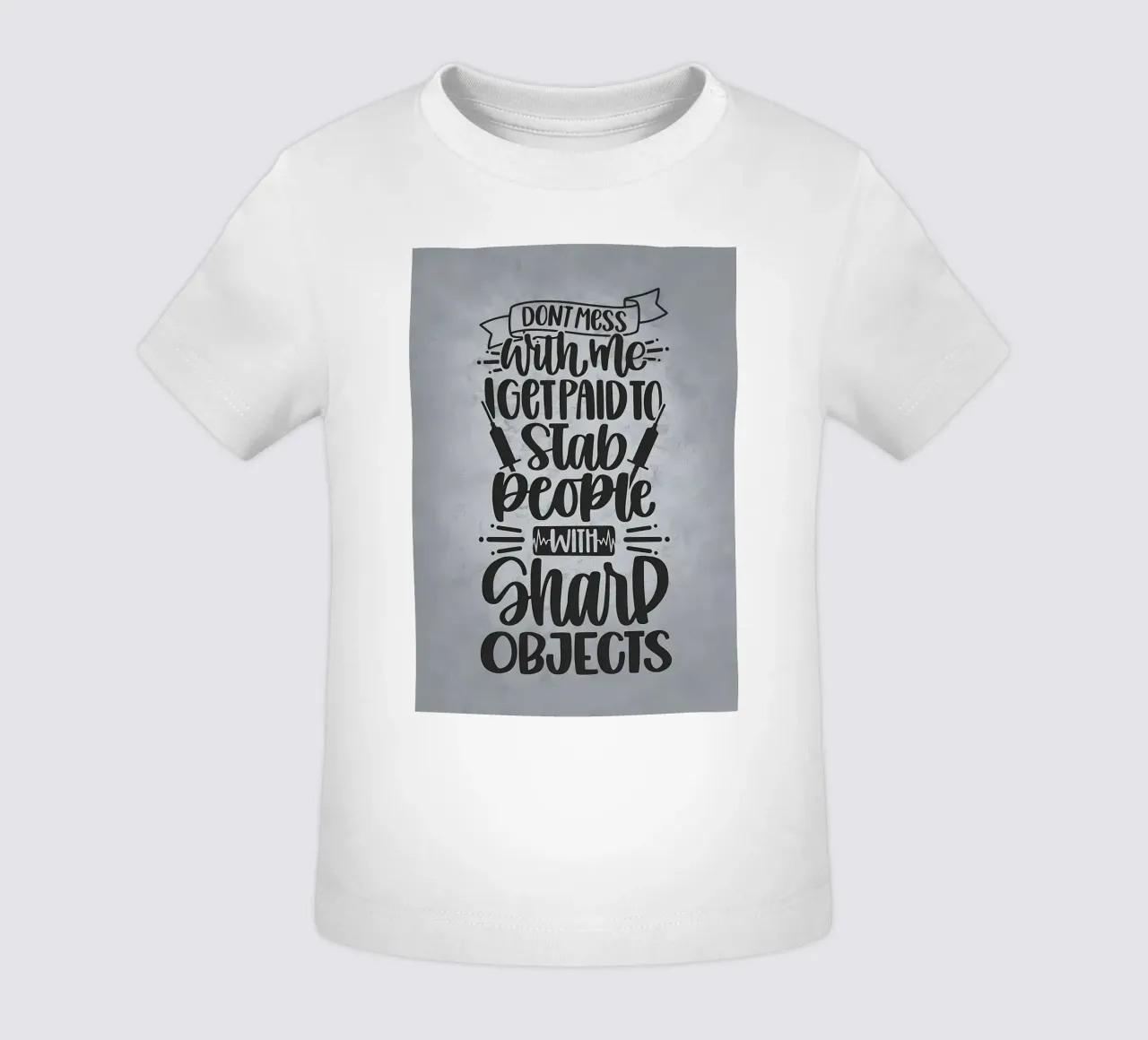 Accoltello la gente per vivere maglietta neonato da Delaplane