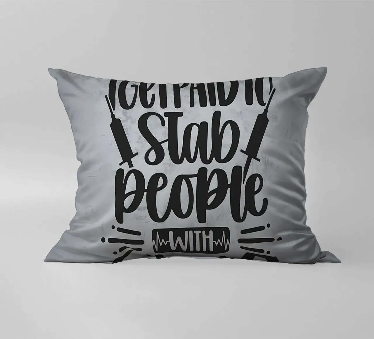 Accoltello la gente per vivere cuscino da Delaplane