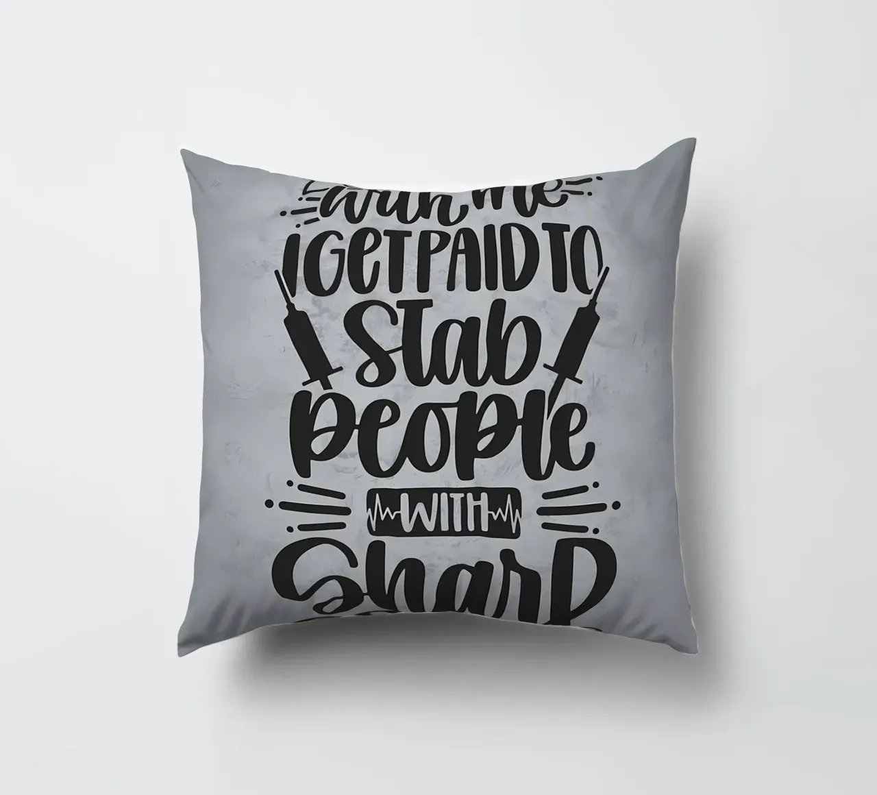 Accoltello la gente per vivere cuscino da Delaplane