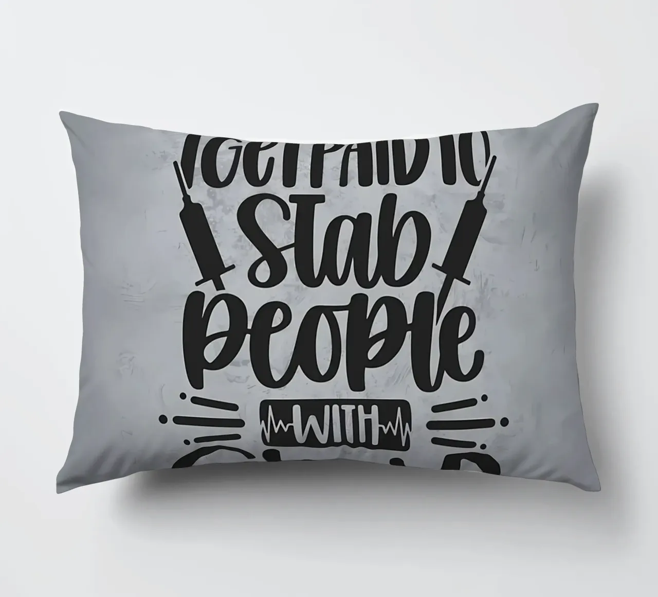 Accoltello la gente per vivere cuscino da Delaplane