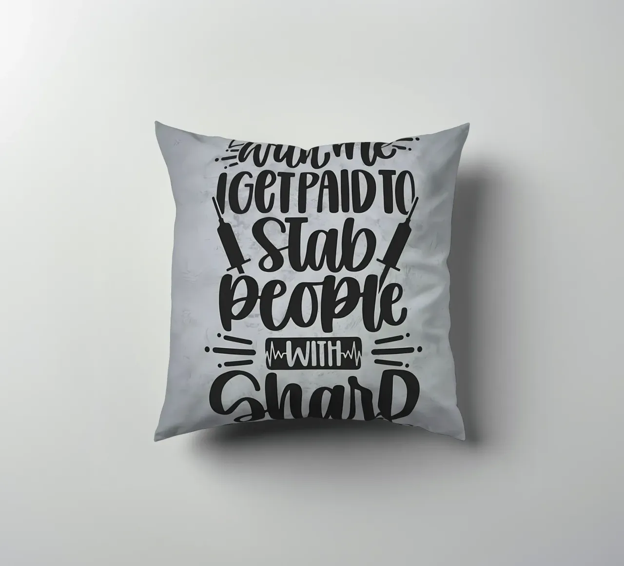 Accoltello la gente per vivere cuscino da Delaplane