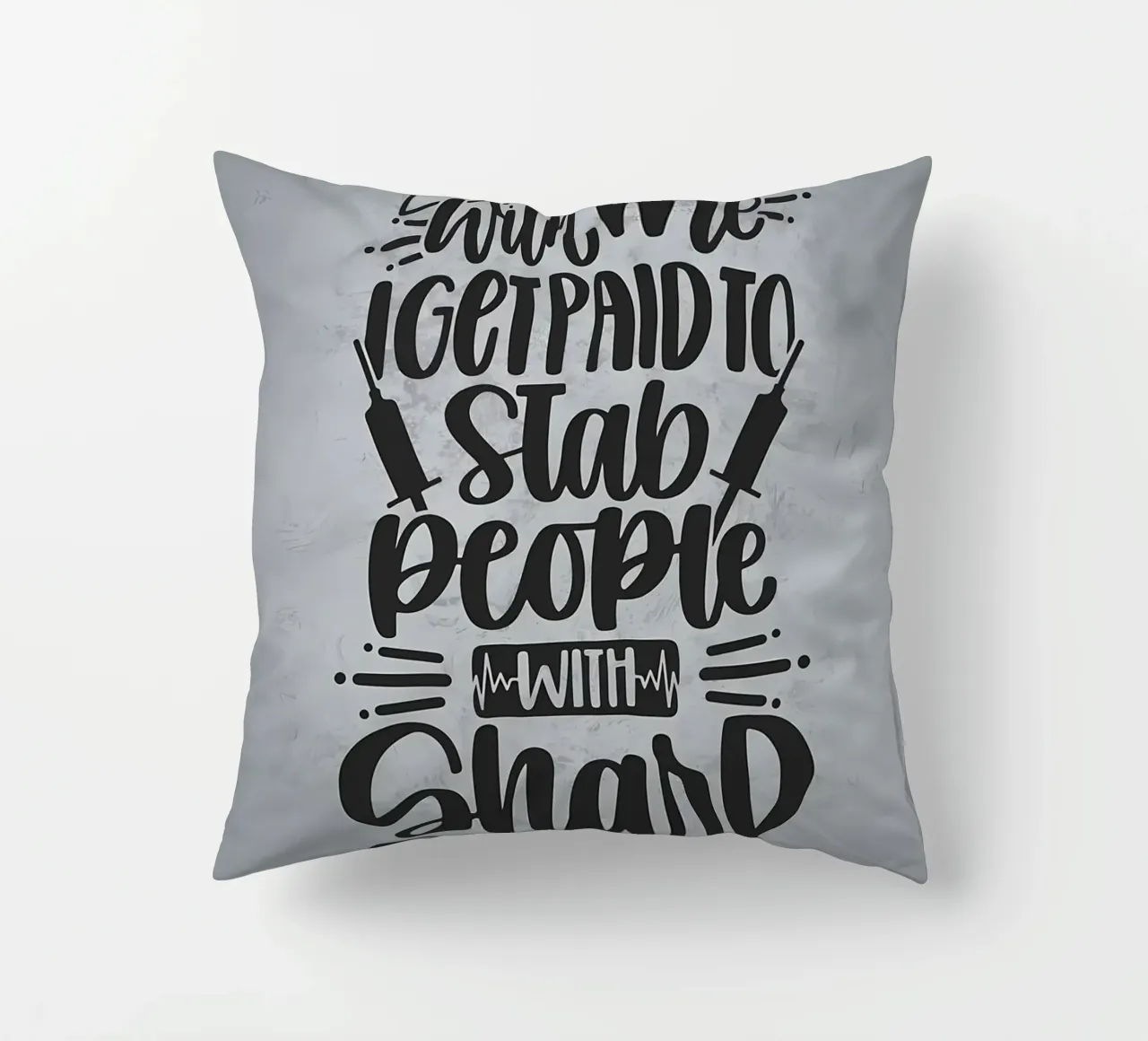 Accoltello la gente per vivere cuscino da Delaplane