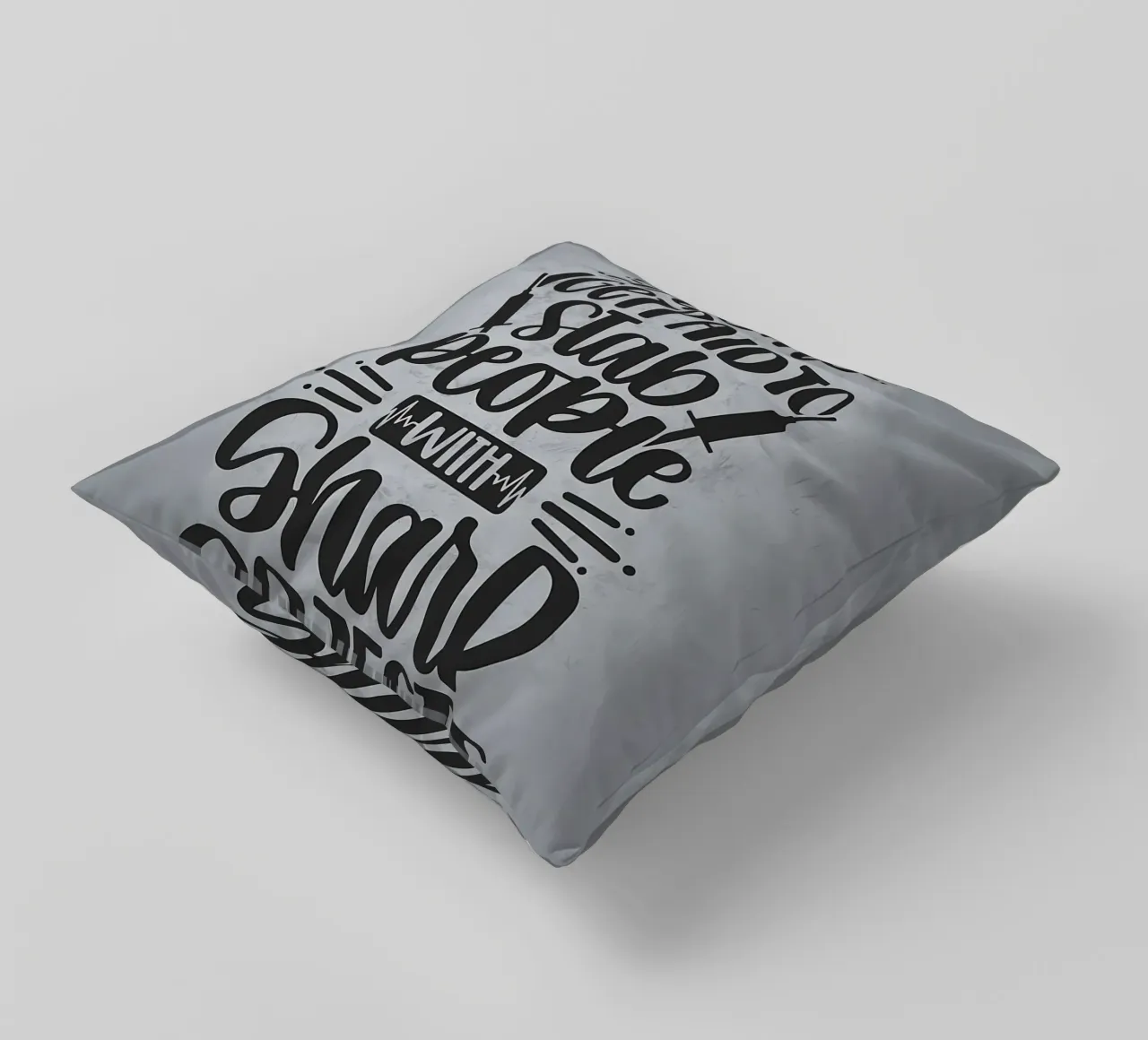 Accoltello la gente per vivere cuscino da Delaplane