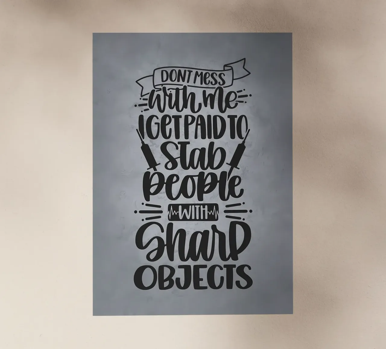 Accoltello la gente per vivere pellicola backlit da Delaplane