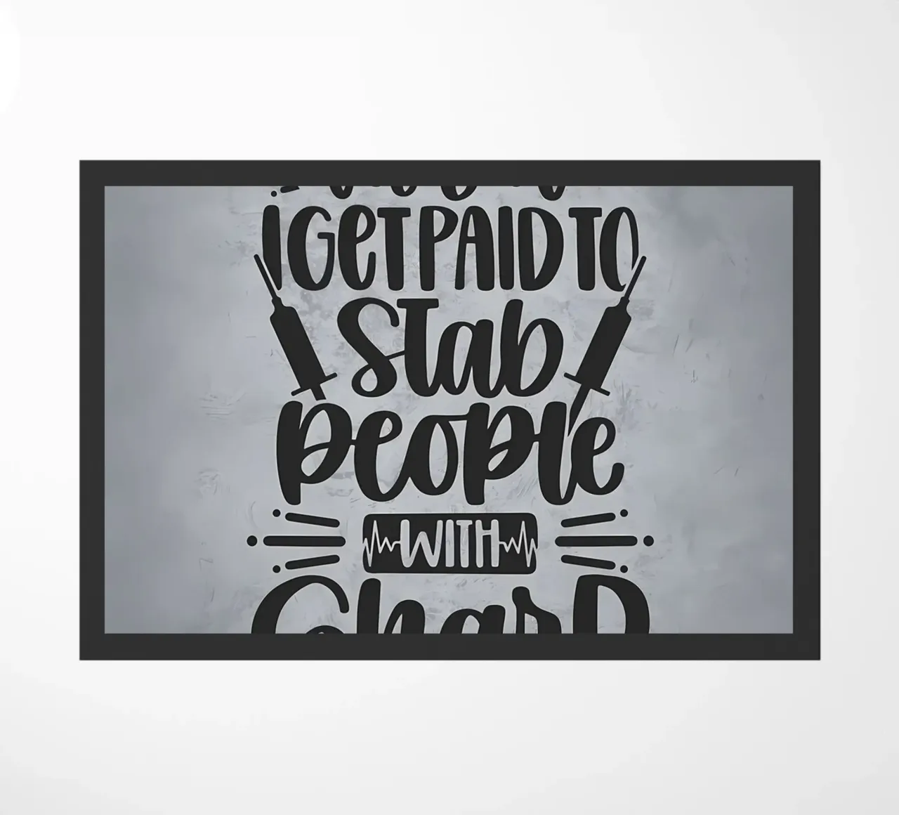 Accoltello la gente per vivere zerbino da Delaplane