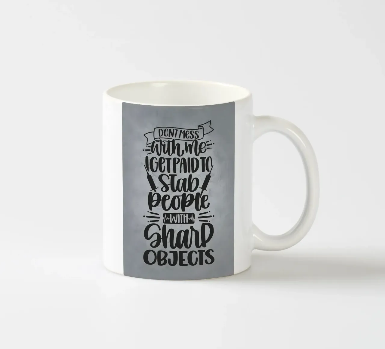 Accoltello la gente per vivere tazza in ceramica da Delaplane