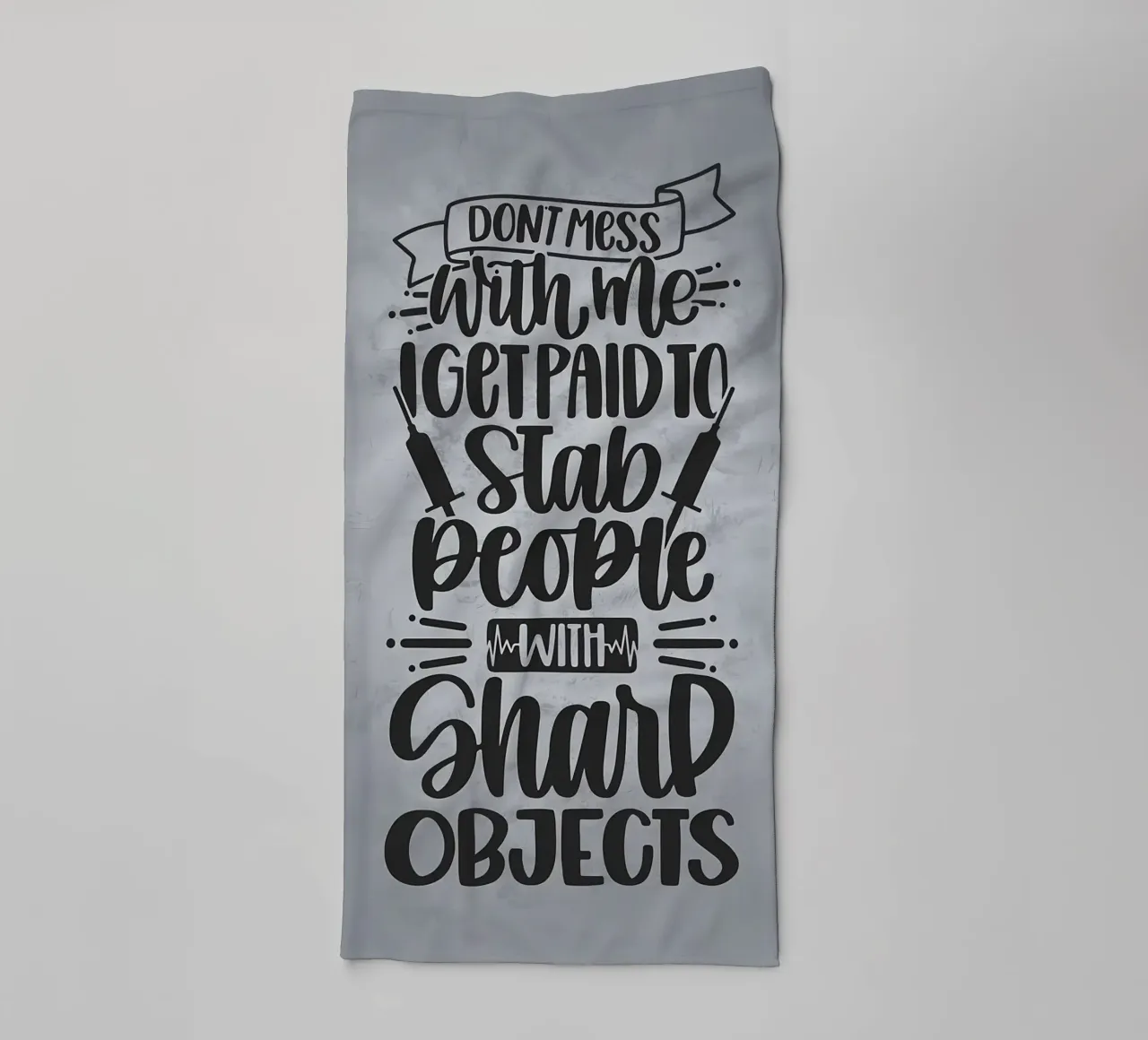 Accoltello la gente per vivere asciugamano da bagno da Delaplane