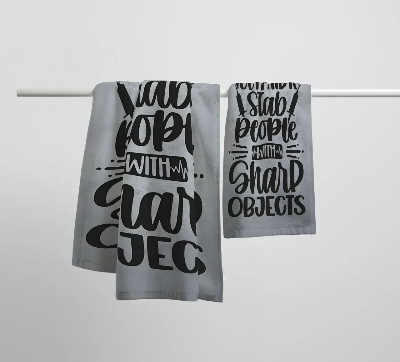 Accoltello la gente per vivere asciugamano da bagno da Delaplane