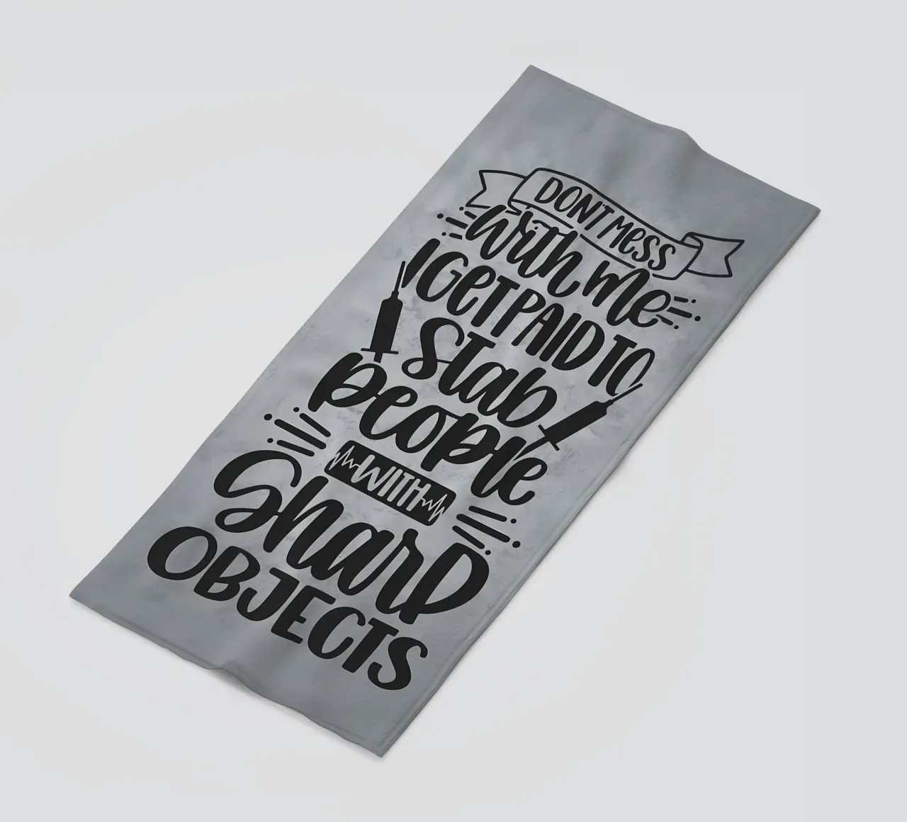 Accoltello la gente per vivere telo mare da Delaplane