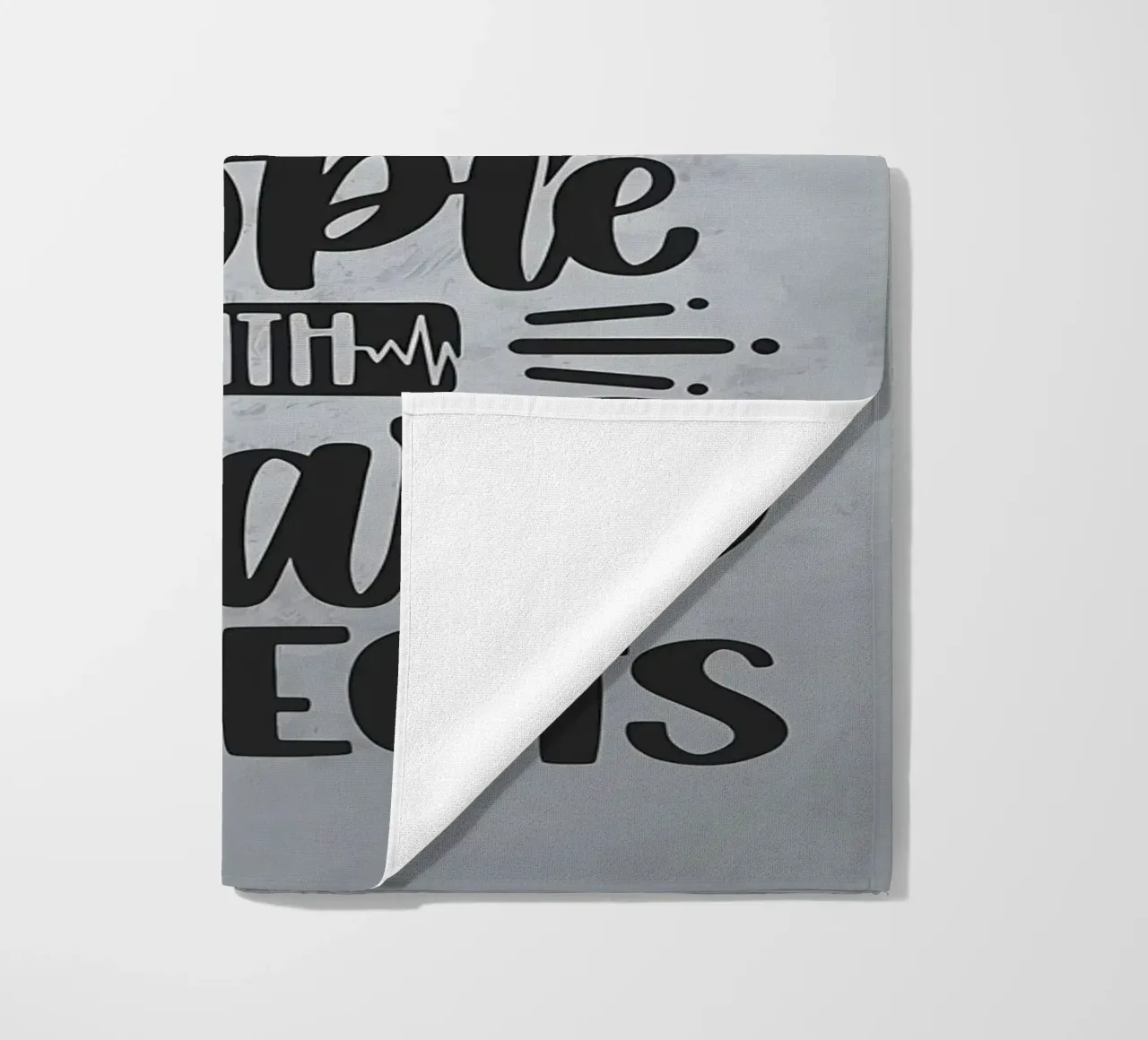 Accoltello la gente per vivere telo mare da Delaplane