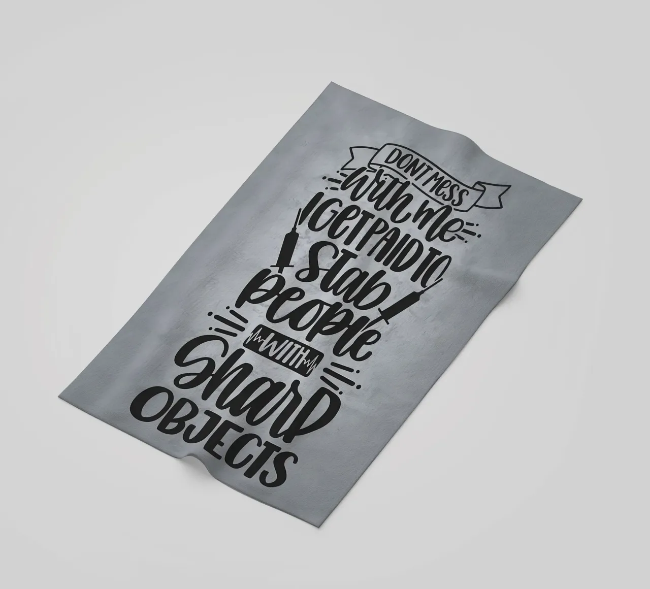 Accoltello la gente per vivere telo mare da Delaplane