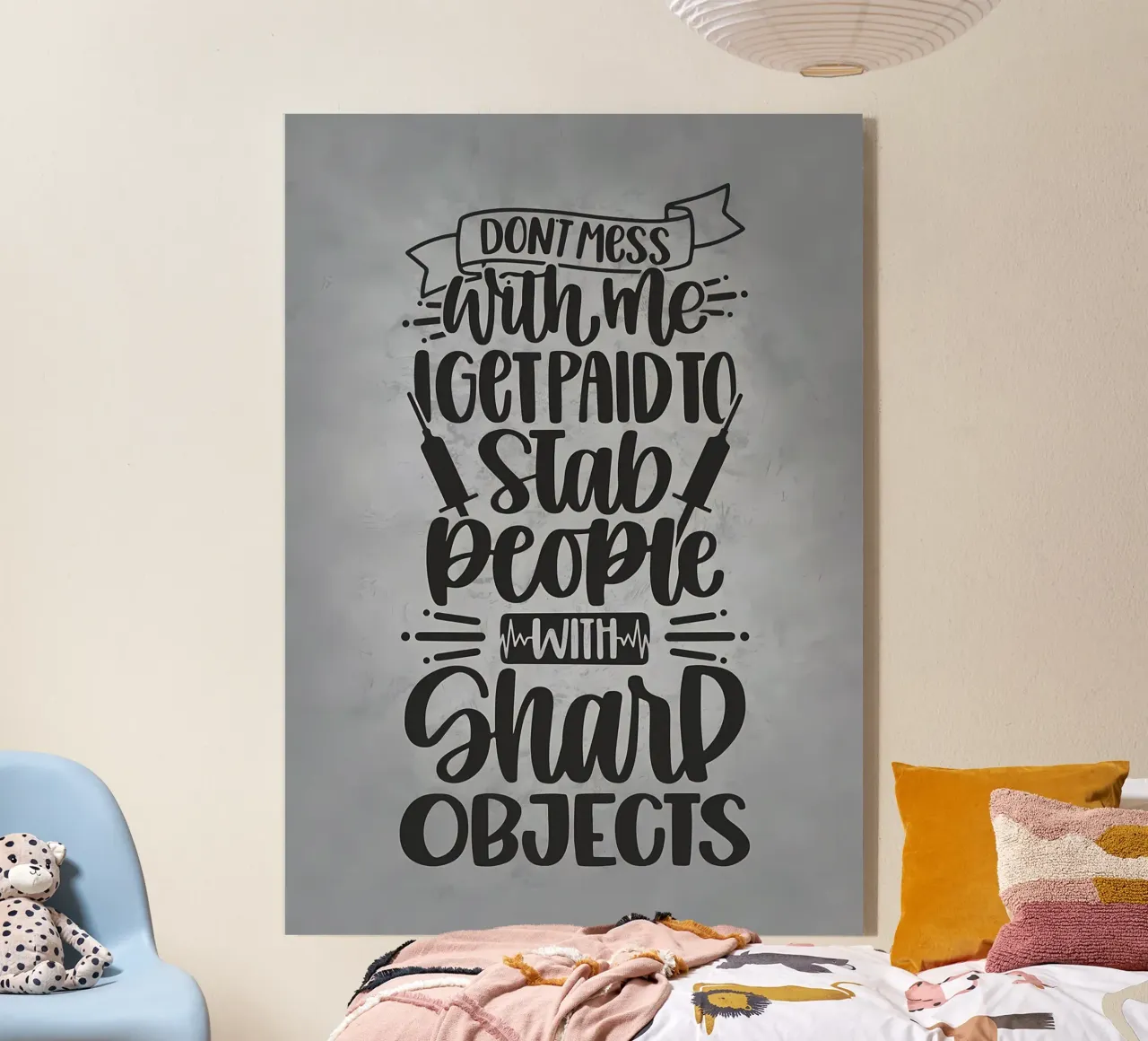 Accoltello la gente per vivere plexiglass da Delaplane