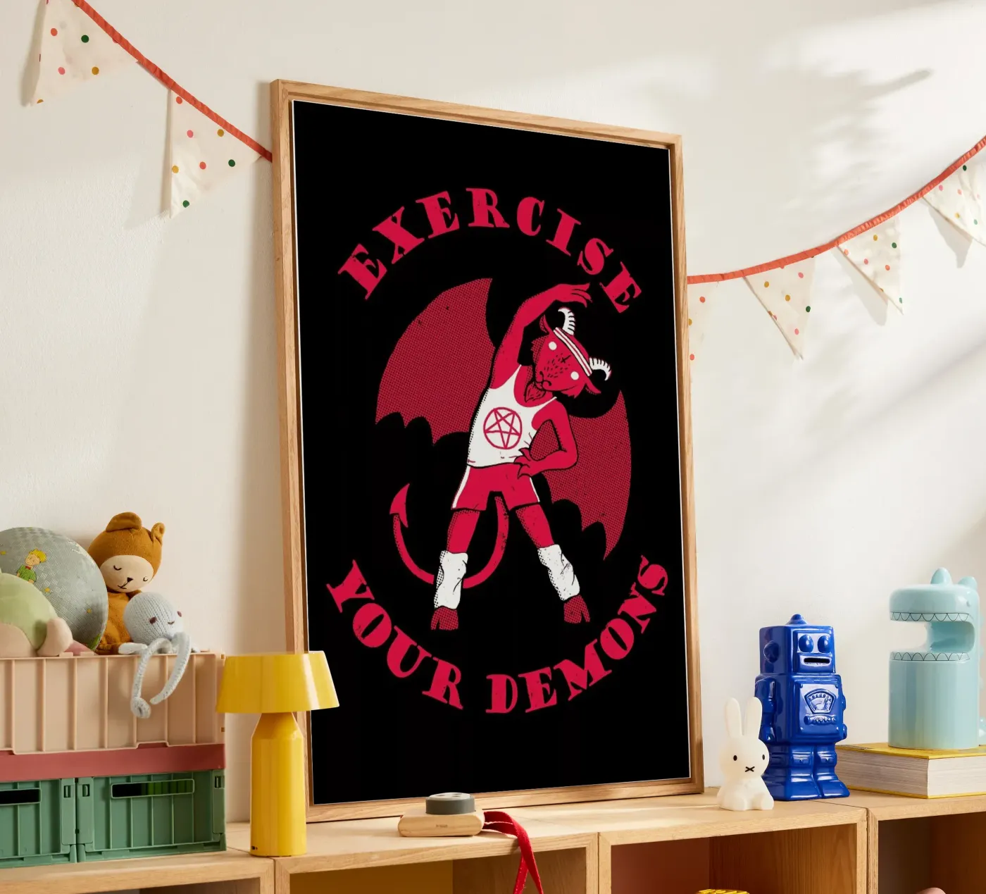 Exercise Your Demons Acryl-Glas von DinoMike