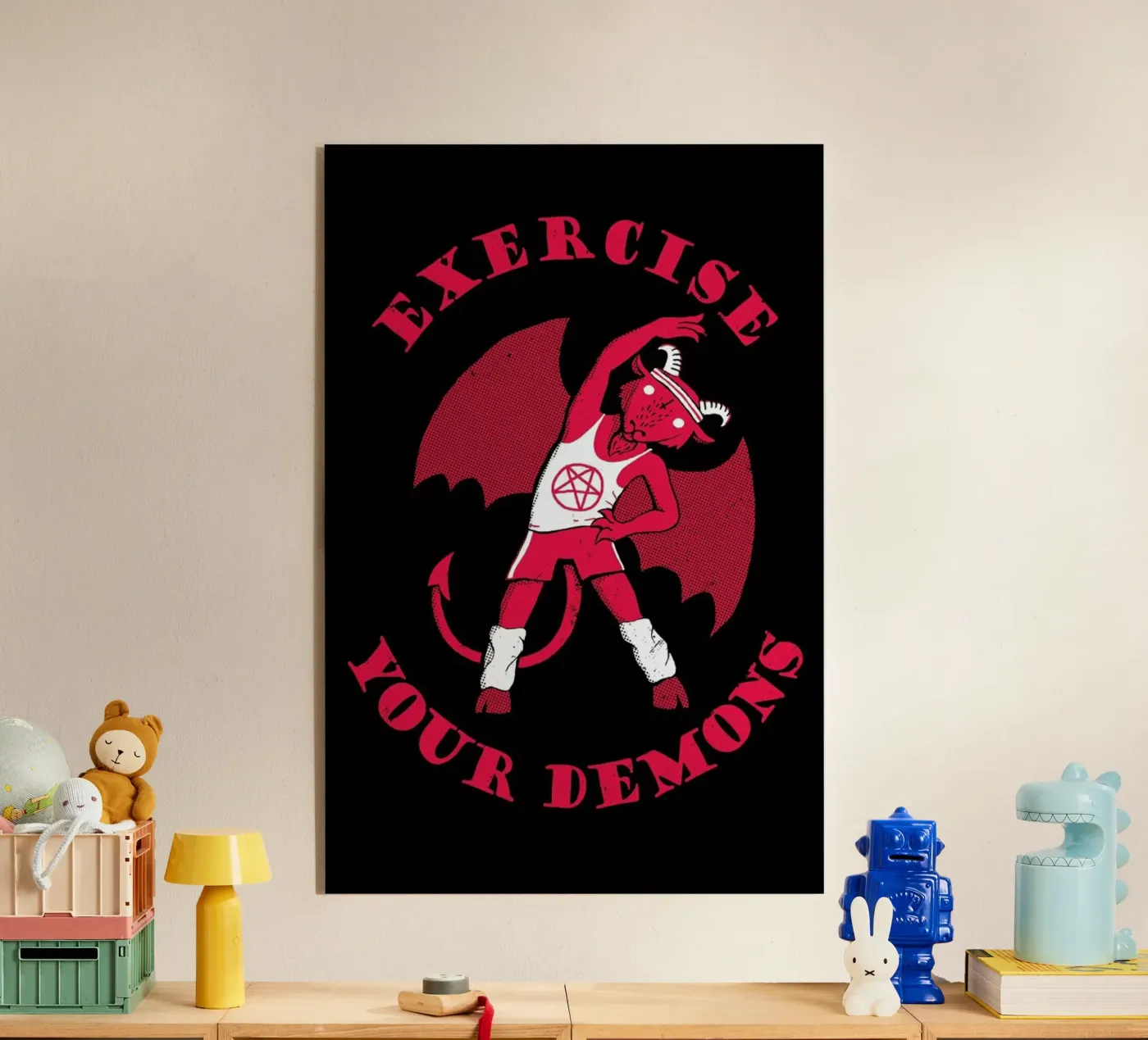 Exercise Your Demons Acryl-Glas von DinoMike