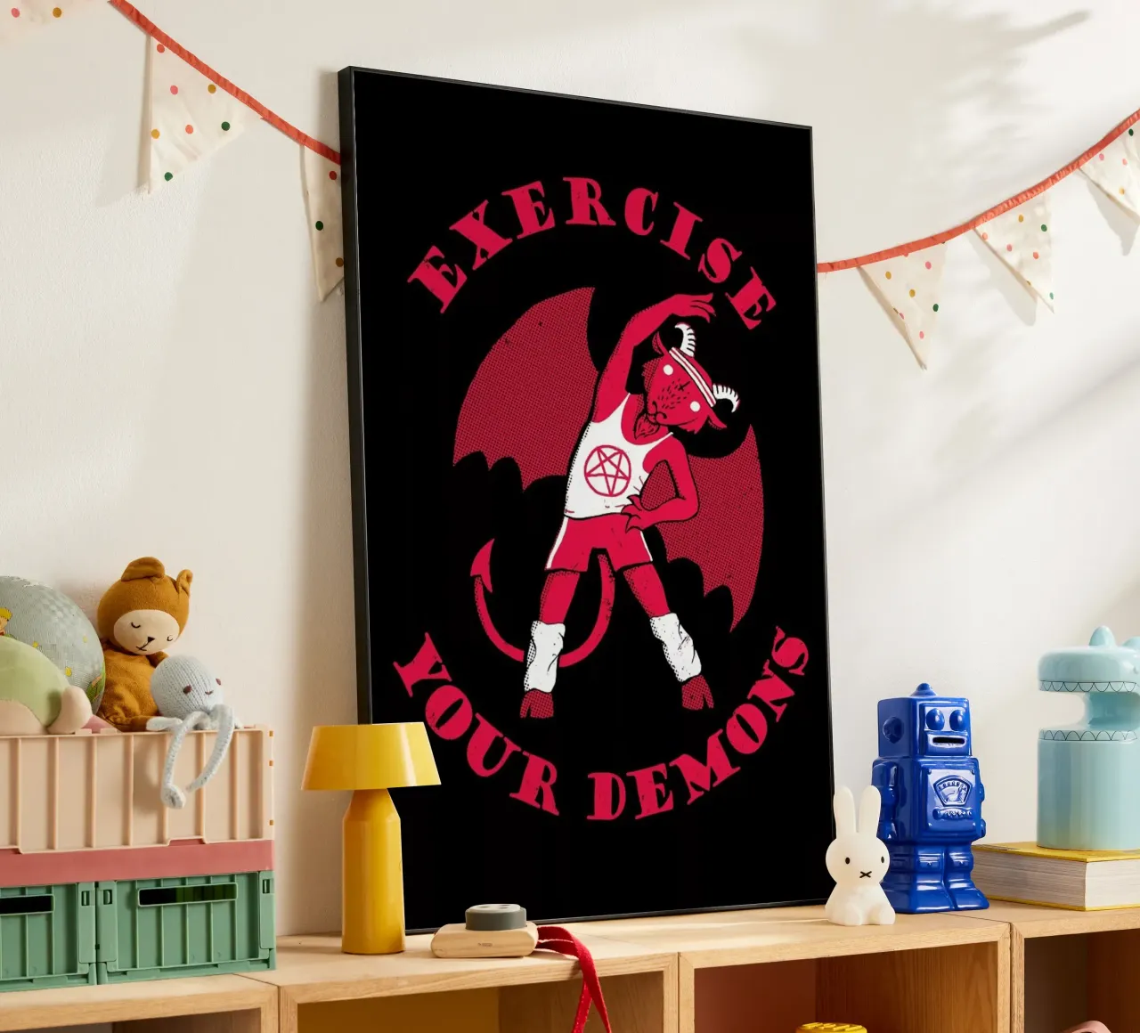Exercise Your Demons alluminio dibond da DinoMike
